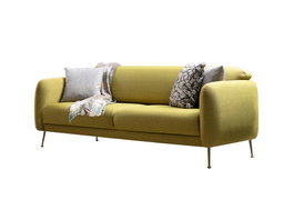 Atelier Del Sofa Sevilla 3 Seater Sofá Cama de 3 Plazas Amarillo